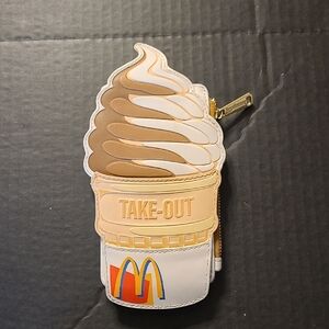 McDonald's Loungefly Red and Yellow Logo Coin Wallet